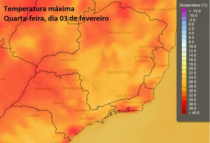 temperatura 3 de fereveiro