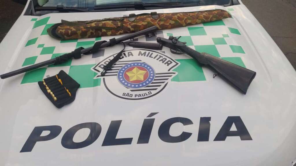 prisão em flagrante pelo porte ilegal de arma de fogo e pesca ilegal